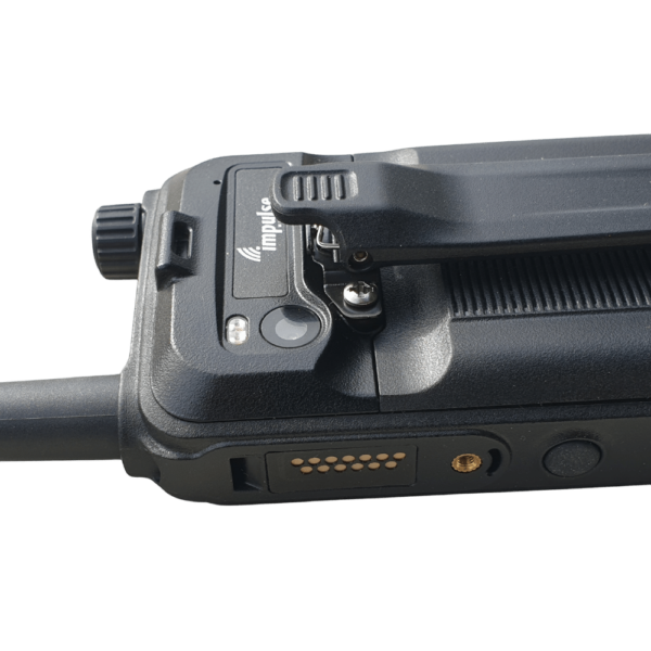 MCP5 Mission-Critical Portable DMR UHF and PTT sShowing accessory connector